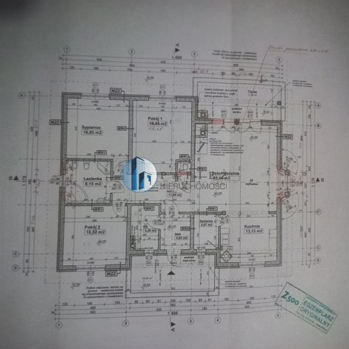 Plan budynku bez poddasza